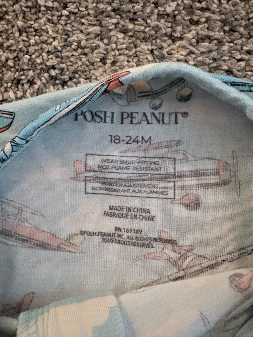 Boys Posh Peanut footie pajama lot - Picture 5 of 9